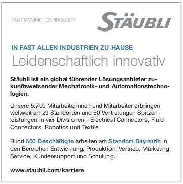 Bayreuth Innovativ Stäubli