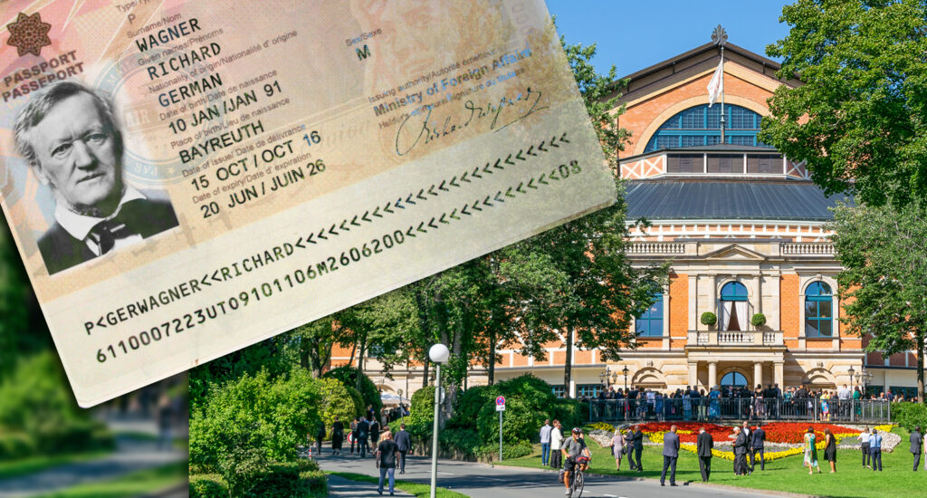 DESKO_Pass-Richard-Wagner_Festspiele - KarriereRegion Bayreuth - KarriereRegion Bayreuth Festspielhaus Richard Wagner und ein Ausweis
