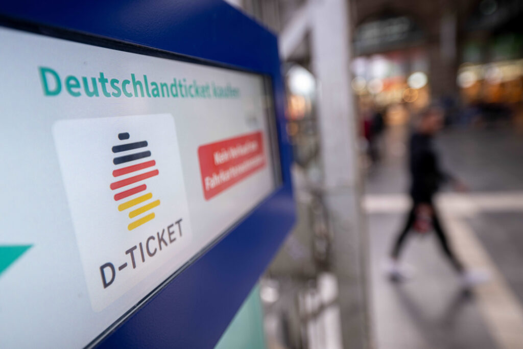 Terminal für das Deutschlandticket