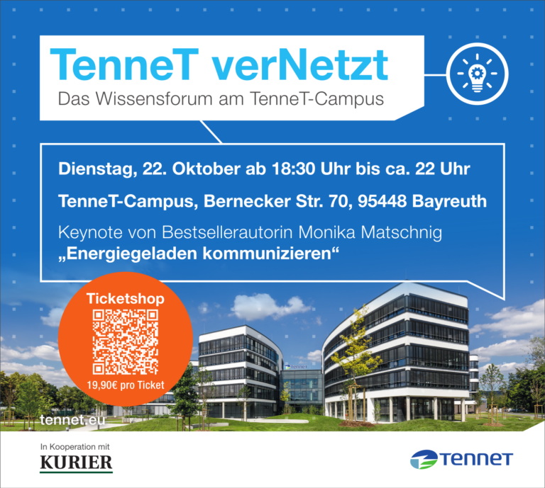 24-033_37 Anz-Tennet-vernetzt- - KarriereRegion Bayreuth - KarriereRegion Bayreuth TENNET Wissensforum